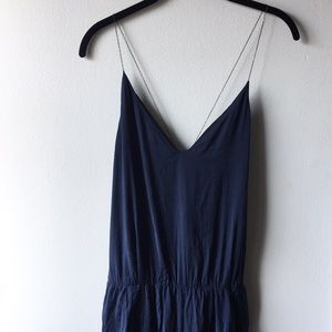 Zara Navy Jumpsuit